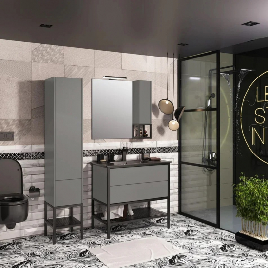 Зеркало OPADIRIS Треви 60 серый