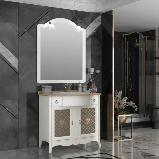 Зеркало OPADIRIS Виктория 90 слоновая кость