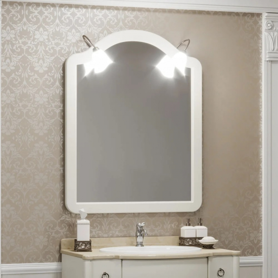 Зеркало OPADIRIS Виктория 90 слоновая кость