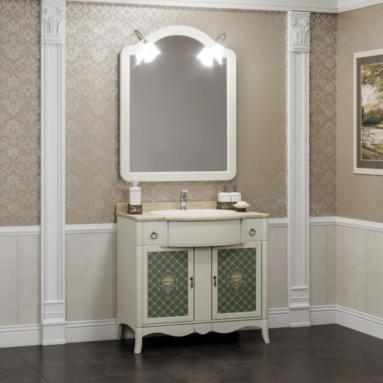 Зеркало OPADIRIS Виктория 90 слоновая кость