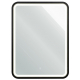 Зеркало САНАКС 45220 600x800 с LED подсветкой чёрное