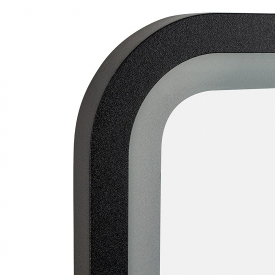 Зеркало САНАКС 45220 600x800 с LED подсветкой чёрное