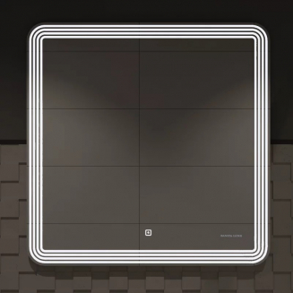Зеркало SANITA LUXE Dial Led 800x800 с LED подсветкой