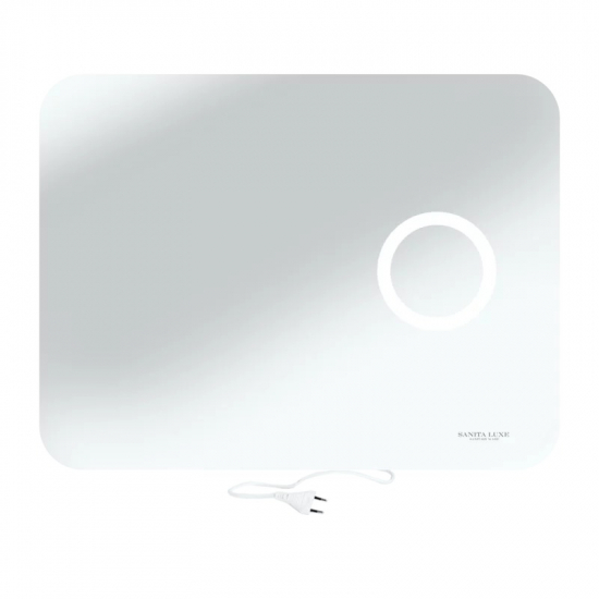 Зеркало SANITA LUXE Infiniti Elegant Led 800x600 с LED подсветкой, увеличительное зеркало