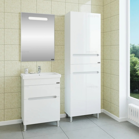 Зеркало САНТА Лондон 50 с LED-подсветкой