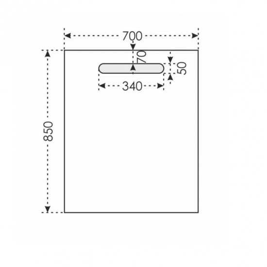 Зеркало САНТА Лондон 70 с LED-подсветкой