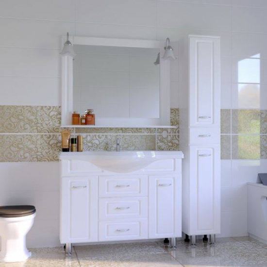 Зеркало САНТА Монарх 100 со светильниками