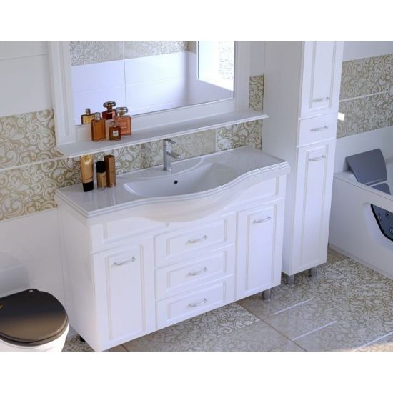 Зеркало САНТА Монарх 120 со светильниками