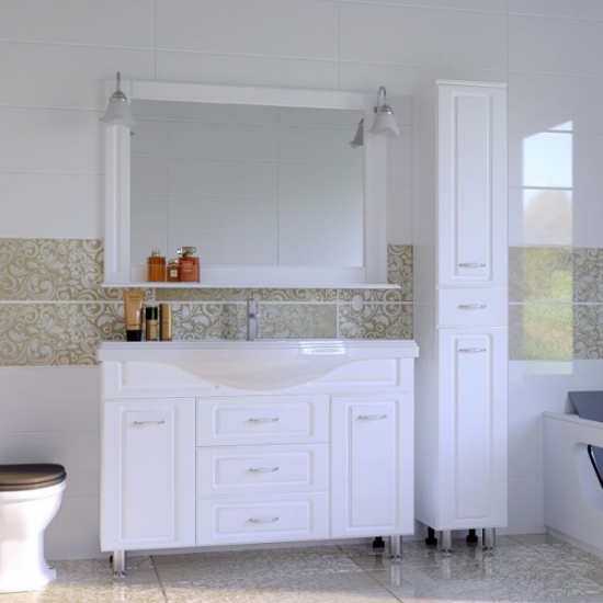 Зеркало САНТА Монарх 120 со светильниками