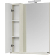 Зеркало-шкаф АКВАТОН Бекка PRO 70 белое, дуб соммерсет