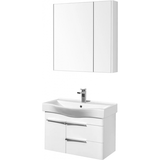 Зеркало-шкаф АКВАТОН Беверли 80