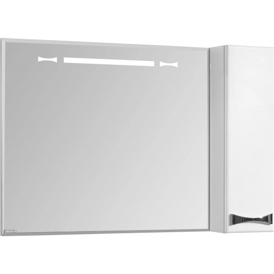 Зеркало-шкаф АКВАТОН Диор 100 R правый, с подсветкой и антизапотеванием