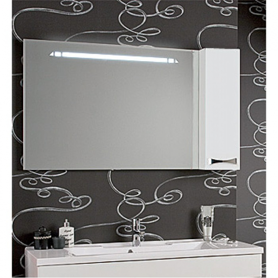 Зеркало-шкаф АКВАТОН Диор 120 R правый, с подсветкой и антизапотеванием