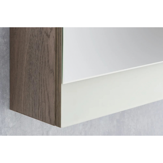 Зеркало-шкаф АКВАТОН Эмма 46 R правое, дуб наварра