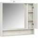 Зеркало-шкаф АКВАТОН Флай 100 белое, дуб крафт