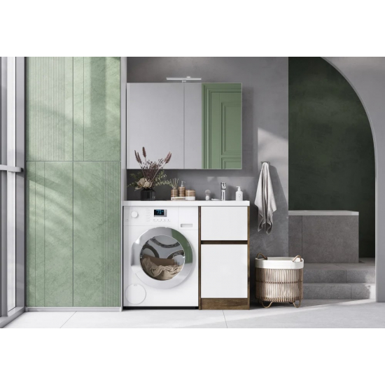 Зеркало-шкаф АКВАТОН Лондри 100