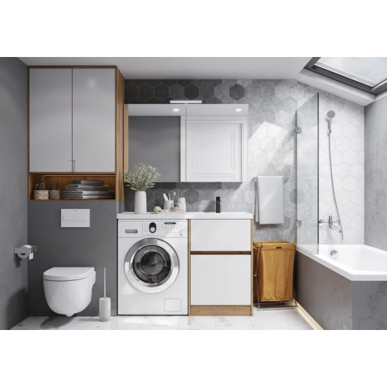 Зеркало-шкаф АКВАТОН Лондри 120