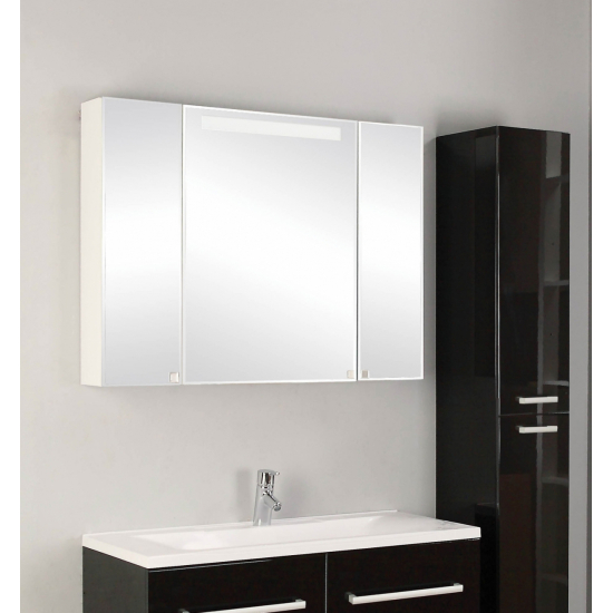 Зеркало-шкаф АКВАТОН Мадрид 100 с подсветкой