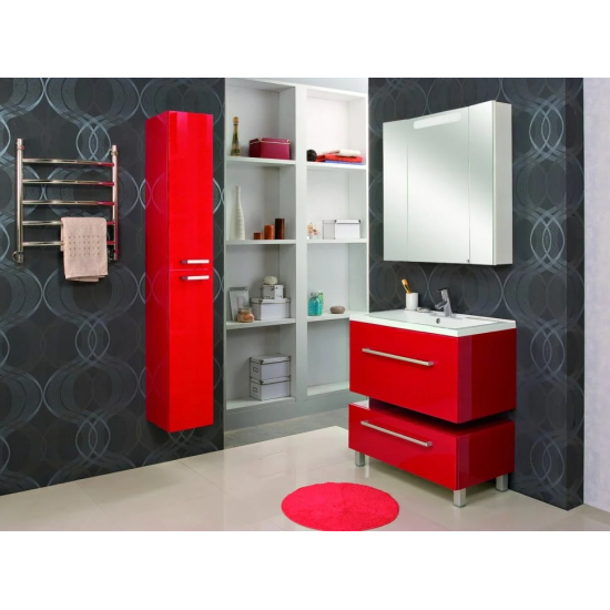 Зеркало-шкаф АКВАТОН Мадрид 80 с подсветкой