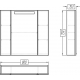 Зеркало-шкаф АКВАТОН Мадрид 80 с подсветкой