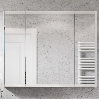 Зеркало-шкаф АКВАТОН Нортон 100 белый глянец