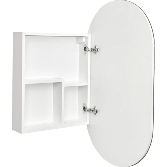 Зеркало-шкаф АКВАТОН Оливия белый глянец