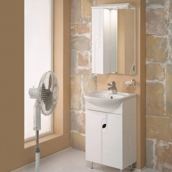 Зеркало-шкаф АКВАТОН Панда 50 L левое