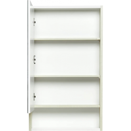 Зеркало-шкаф АКВАТОН Рико 50 белый, ясень фабрик