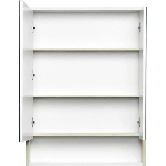 Зеркало-шкаф АКВАТОН Рико 65 белый, ясень фабрик