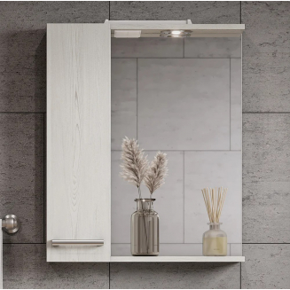 Зеркало-шкаф АКВАТОН Ронда Pro 60 L левое, дуб соммерсет