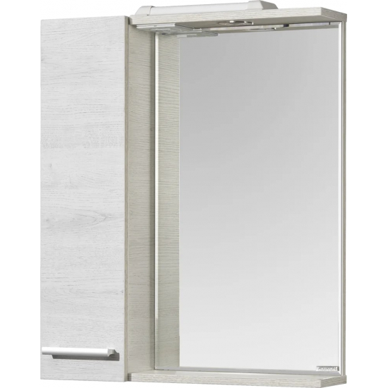 Зеркало-шкаф АКВАТОН Ронда Pro 60 L левое, дуб соммерсет