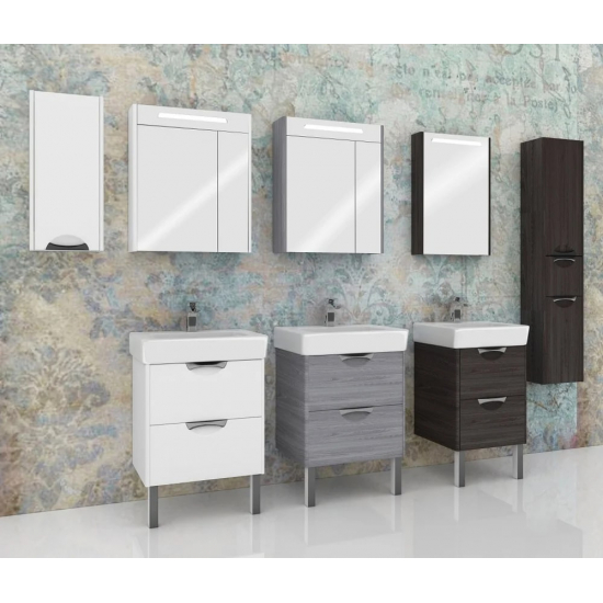 Зеркало-шкаф АКВАТОН Сильва 60 дуб фьорд