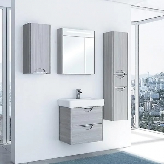 Зеркало-шкаф АКВАТОН Сильва 60 дуб фьорд