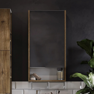 Зеркало-шкаф АКВАТОН Сканди 45 дуб рустикальный