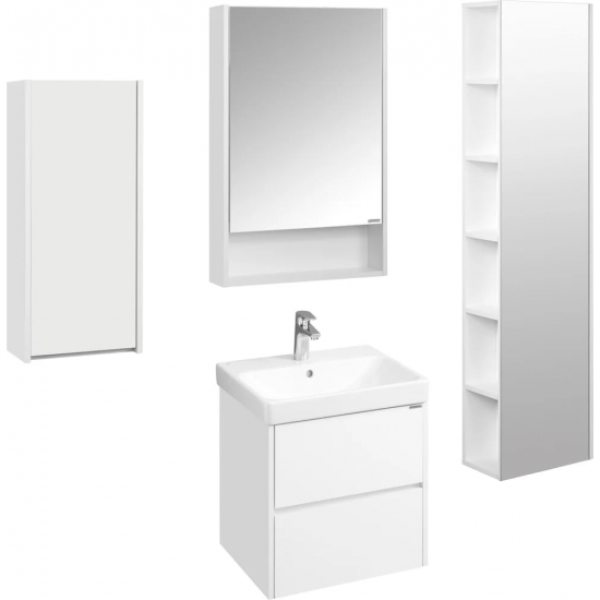 Зеркало-шкаф АКВАТОН Сканди 55 белый