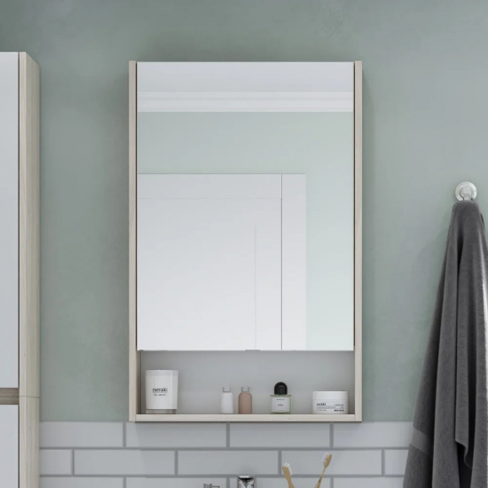 Зеркало-шкаф АКВАТОН Сканди 55 дуб верона 