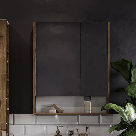 Зеркало-шкаф АКВАТОН Сканди 70 дуб рустикальный