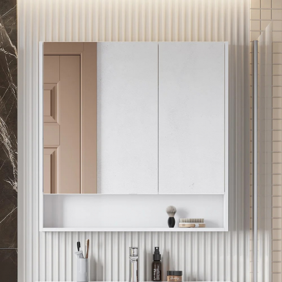 Зеркало-шкаф АКВАТОН Сканди 90 белый