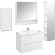 Зеркало-шкаф АКВАТОН Сканди 90 белый
