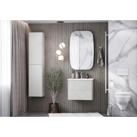 Зеркало-шкаф АКВАТОН Сохо 60 графит L левое