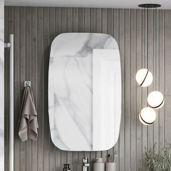 Зеркало-шкаф АКВАТОН Сохо 60 графит R правое