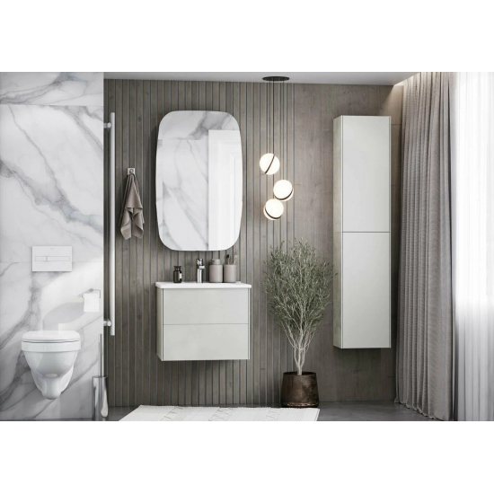 Зеркало-шкаф АКВАТОН Сохо 60 графит R правое