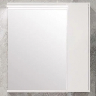 Зеркало-шкаф АКВАТОН Стоун 80 белый, с подсветкой