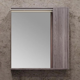 Зеркало-шкаф АКВАТОН Стоун 80 грецкий орех, с подсветкой