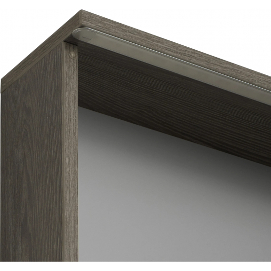 Зеркало-шкаф АКВАТОН Стоун 80 грецкий орех, с подсветкой