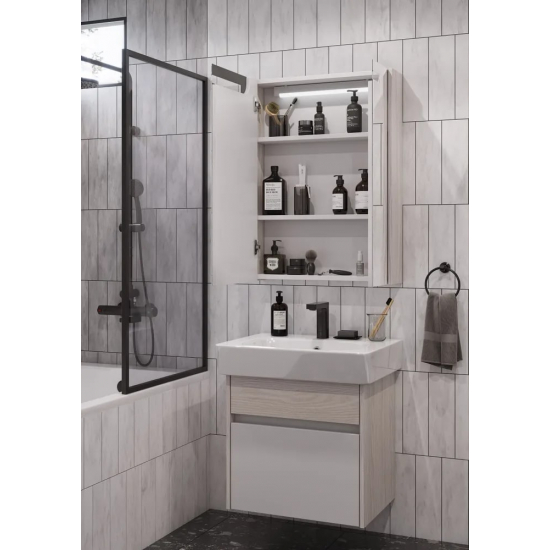 Зеркало-шкаф АКВАТОН Верди PRO 60 ясень фабрик