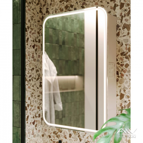 Зеркало-шкаф ALAVANN Lana-55-01 белый