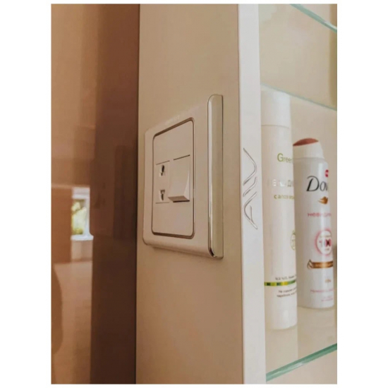 Зеркало-шкаф ALAVANN Lana-55-01 белый