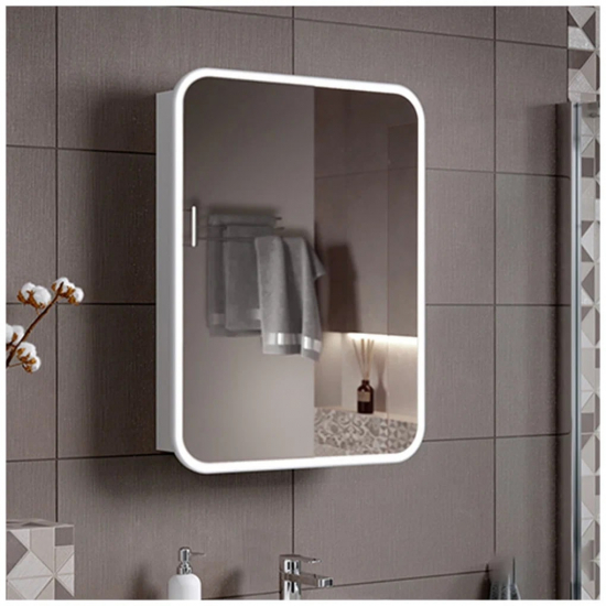 Зеркало-шкаф ALAVANN Lana-55-01 белый