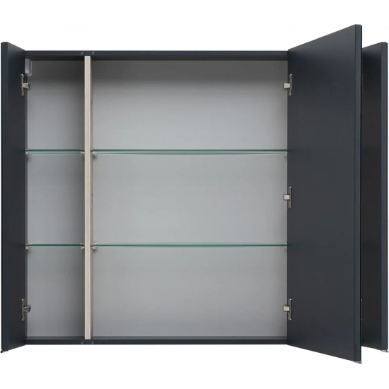 Зеркало-шкаф AQUANET Алвита New 100 антрацит